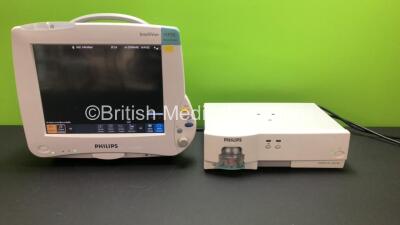 1 x Philips IntelliVue MP50 Anesthesia Touch Screen Patient Monitor Version J.10.26 *Mfd 2009-01 and 1 x Philips IntelliVue G5-M1019A Gas Module with Water Trap *Mfd 2008* (Both Power Up) *GL*