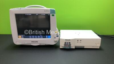 1 x Philips IntelliVue MP50 Anesthesia Touch Screen Patient Monitor Version J.10.26 *Mfd 2009-01 (Powers Up) and 1 x Philips IntelliVue G5-M1019A Gas Module with Water Trap *Mfd 2008* (No Power) *GL*