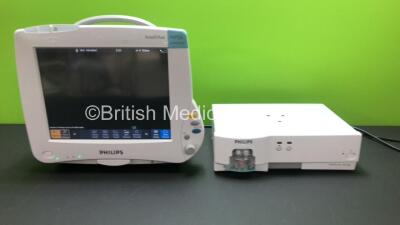 1 x Philips IntelliVue MP50 Anesthesia Touch Screen Patient Monitor Version J.10.26 *Mfd 2009-01 (Powers Up) and 1 x Philips IntelliVue G5-M1019A Gas Module with Water Trap *Mfd 2009* (No Power) *GL*