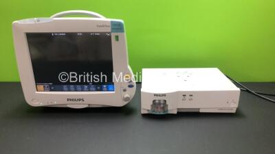 1 x Philips IntelliVue MP50 Anesthesia Touch Screen Patient Monitor Version J.10.26 *Mfd 2011-02 (Powers Up) and 1 x Philips IntelliVue G5-M1019A Gas Module with Water Trap *Mfd 2011* (No Power) *GL*