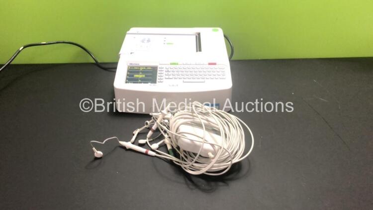 Mortara ELI 150c ECG Machine with 10 Lead ECG Lead (Powers Up)