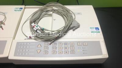 2 x Seca CT6 i ECG Machines with 10 Lead ECG Leads (Both Power Up) - 2