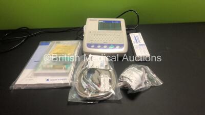 Nihon Kohden Cardiofax S ECG Machine with 10 Lead ECG Lead and Accessories (Powers Up)