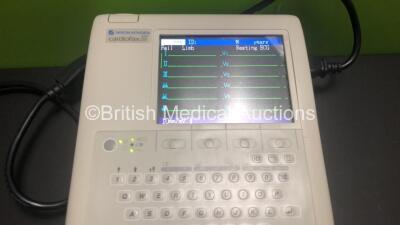 Nihon Kohden Cardiofax S ECG Machine with 10 Lead ECG Lead (Powers Up) - 2