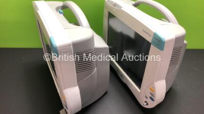 2 x Philips Intellivue MP50 Neonatal Touch Screen Patient Monitors Version J.10.54 / J.10.45 *Mfd 2012 - 2013* (Both Power Up with 1 x Missing Dial) - 4