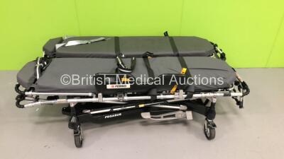 2 x Ferno Pegasus Ambulance Stretchers with Mattresses (Hydraulics Tested Working) *S/N PEG5372 / PEG5368*