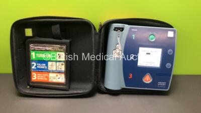 Philips Heartstart FR2+ Defibrillator in Carry Case with Battery *Install Date 10-2023* (Powers Up and Passes Self Test) *1111890715*