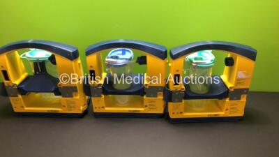 3 x Laerdal LSU Suction Units with 3 x Suction Cups and 3 x Lids (All Power Up) *78021069227 - 780909572389 - 78081354293* - 5