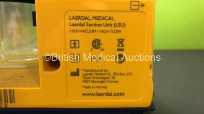 3 x Laerdal LSU Suction Units with 3 x Suction Cups and 3 x Lids (All Power Up) *78271469813 - 78252087378 - 78501361985* - 6