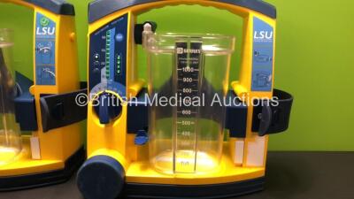 3 x Laerdal LSU Suction Units with 3 x Suction Cups (All Power Up) *78501361962 - 78101354935 - 78271469686* - 2