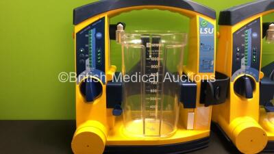 3 x Laerdal LSU Suction Units with 3 x Suction Cups (All Power Up) *78501361962 - 78101354935 - 78271469686* - 4