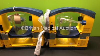 4 x Laerdal LSU Suction Units with 4 x Suction Cups (All Power Up) *78092081144 - 78181690186 - 78081354298 - 78111799914* - 7