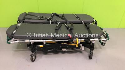 2 x Ferno Pegasus Ambulance Stretchers with Mattresses (Hydraulics Tested Working) *S/N PEG3953 / PEG5331*