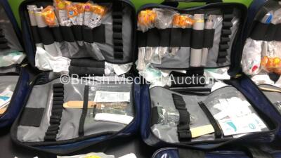 6 x Intubation Bags Containing Various Intubation Instruments - 3