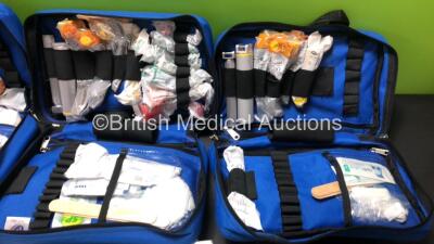 6 x Intubation Bags Containing Various Intubation Instruments - 2