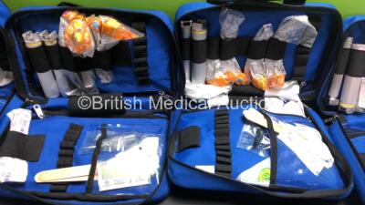 6 x Intubation Bags Containing Various Intubation Instruments - 3