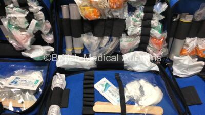 6 x Intubation Bags Containing Various Intubation Instruments - 3