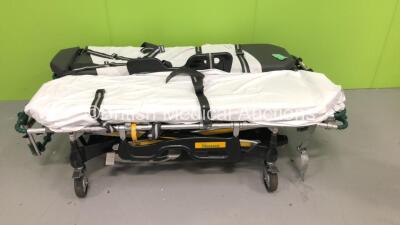 2 x Ferno Pegasus Ambulance Stretchers with Mattresses (Hydraulics Tested Working) *S/N PEG3946 / PEG3230*