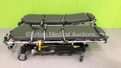 2 x Ferno Pegasus Ambulance Stretchers with Mattresses (Hydraulics Tested Working) *S/N PEG3711 / PEG3948*