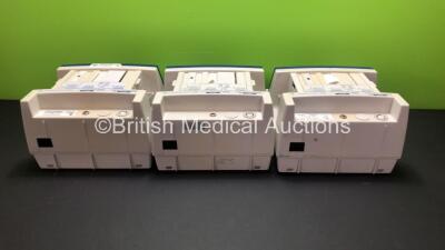 3 x Philips HeartStart XL Smart Biphasic Defibrillators with ECG and Printer Options (All Power Up When Plugged In) - 5