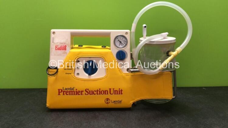 Laerdal Premier Suction Unit with 1 x Cup (Powers Up) *SN 403814*