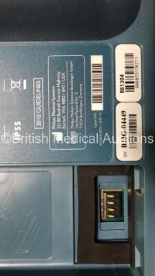 1 x Philips Heartstart FR2+ Defibrillator in Carry Case with 2 x Batteries *Install Dates 11-2021 - 06-2024* (Powers Up and Passes Self Test) and 1 x Philips FRX Defibrillator in Case (Untested Due to Missing Battery) *B13G-04449 - 0405148894* - 4