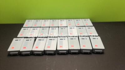 24 x Physio-Control Ref - 21330-001176 Li-Ion Lifepak 15 Rechargeable Batteries (All with Charge) *Stock Photo Taken*