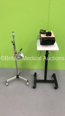 Mixed Lot Including 1 x Keystone View Vision Screener with Power Supply on Stand and 1 x Seward Patient Examination Light on Stand * Asset No FS 0120159 / FS0179733 *