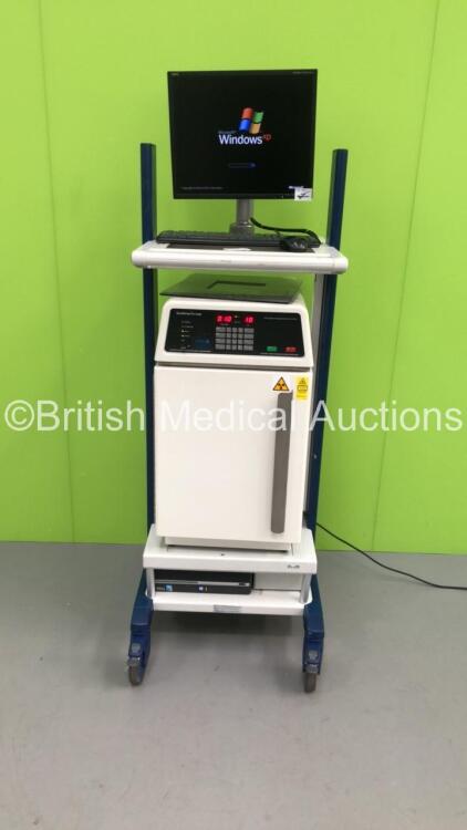 Faxitron X-Ray Corporation Specimen Radiography System Model MX-20 on Stand with Monitor and CPU (Powers Up with Key-Key Included) *IR180 * * Mfd 2010 *