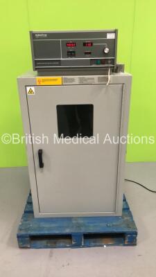 Faxitron X-ray Corporation Cabinet X-Ray System Model No 43855F (Powers Up with Key-Key Included) * On Pallet * * SN 2323A0140 *