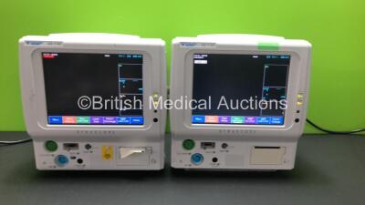 2 x Fukuda Denshi DS-7100 Patient Monitors *Mfd 2013 -2010* (Both Power Up)