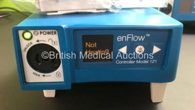 7 x enFlowModel 121 Controllers with 7 x Model 100 IV Blood-Fluid Warmers (All Power Up) - 2