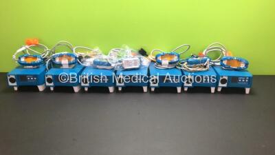 7 x enFlowModel 121 Controllers with 7 x Model 100 IV Blood-Fluid Warmers (All Power Up)