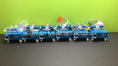 6 x enFlowModel 121 Controllers with 6 x Model 100 IV Blood-Fluid Warmers (All Power Up)