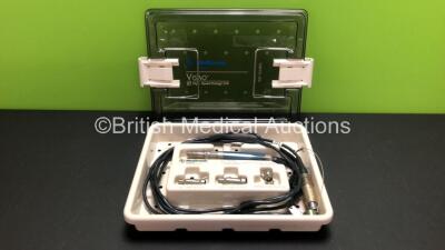 Medtronic XOMED Visao High Speed Otologic Drill Ref 3334800 in Case with Accessories