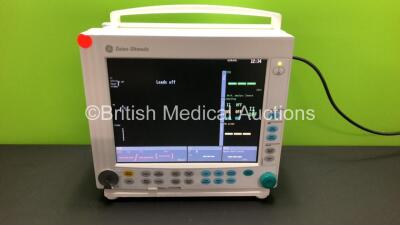 Datex Ohmeda S/5 Anaesthesia Monitor *Mfd 2010* with 1 x GE E-PRESTN-00 Module Including ECG, NIBP, SpO2, T1-T2 and P1-P2 Options *Mfd 2010* (Powers Up) *SN 6614304 - 6609004*