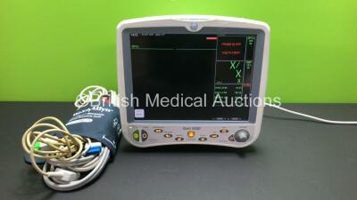 GE Dash 5000 Patient Monitor *Mfd 2007* Including ECG, NBP, CO2, BP1, BP2, SpO2, Temp/co and Printer Options with ECG, SpO2, NBP Leads, BP Cuff, Finger Sensor (Powers Up) *SBG06439799GA*