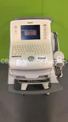 Philips PageWriter Trim III ECG Machine on Stand with 1 x 10-Lead ECG Lead (Powers Up) * SN USN0821846 *