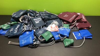 Job Lot of Various Blood Pressure Cuffs (Approx.50)