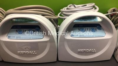 4 x Kendall Covidien SCD and 1 x Kendall SCD Express Compression Systems (All Power Up) *1200107 - V0719056 - V0714688 - 1200174 - 1200182* - 3