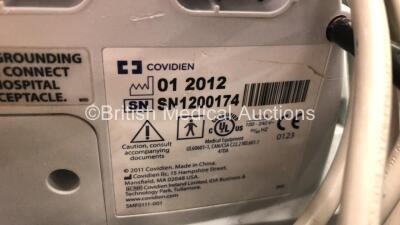 4 x Kendall Covidien SCD and 1 x Kendall SCD Express Compression Systems (All Power Up) *1200107 - V0719056 - V0714688 - 1200174 - 1200182* - 5