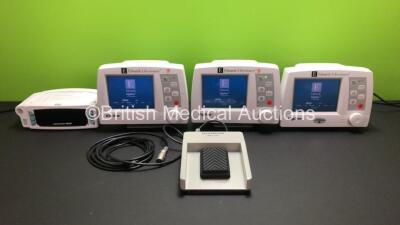 Mixed Lot Including 3 x Edwards Lifesciences Vigileo Monitors (All Power Up) 1 x Olympus MH-317 Footswitch and 1 x BCI Capnocheck Plus *VL011807 - VL011806 - VL011805 - 701062018 - 7804622*