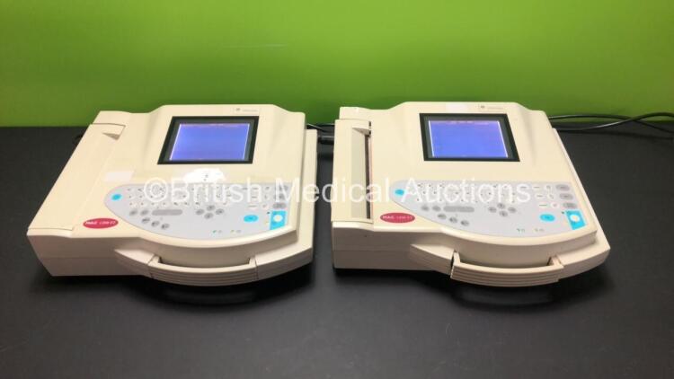 2 x GE Marquette MAC 1200 ST ECG Machines (Both Power Up) *550038026 - 550020019*