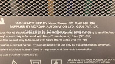 NeuroTherm NT1100 Generator (Powers Up with Blank Screen-See Photo) *NT1100-11697-10* - 4