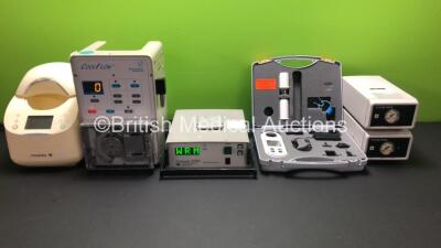 Mixed Lot Including 1 x Waters Instruments Oxicom 2100 Whole Blood Oximeter (Powers Up) 1 x Biosense Webster CoolFlow Irrigation Pump (Powers Up) 1 x Carefusion Micro I Spirometer in Case and 1 x Medela Calesca Warming-Thawing Device