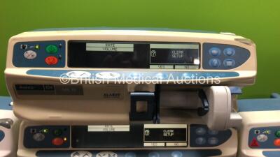 4 x Alaris GH Syringe Pumps (2 x Cardinal Health, 1 x Carefusion, 1 x Asena MK III) All Power Up - 4