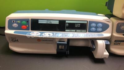 4 x Alaris GH Syringe Pumps (2 x Cardinal Health, 1 x Carefusion, 1 x Asena MK III) All Power Up - 5