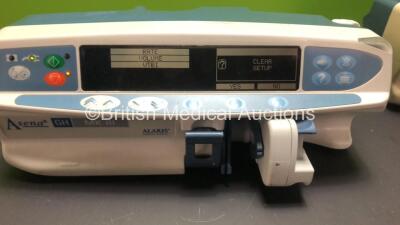 6 x Alaris Asena GH MK III Syringe Pumps (All Power Up with 1 x Blank Screen) - 6