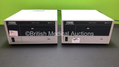 2 x Karl Storz 200960 20 AIDA Control Units (Both Power Up with 1 x Hard Drive Removed)