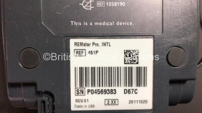 7 x Philips Respironics REMstar Pro C-Flex+ CPAP Units, 1 x Philips Respironics BiPAP ST Unit with 7 x Power Supplies and 1 x Philips Respironics DreamStation *Mfd 2016* (Powers Up with Stock Power Supply - Not Supplied) - 4